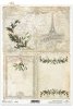 Boże Narodzenie, motywy świąteczne, Paryż, wieża Eiffla, zima, list, jemioła, ostrokrzew, retro, R195, Paris, Eiffel Tower, winter, letter, mistletoe, holly, retro, Temas de Navidad, fotos de Navidad, París, Torre Eiffel